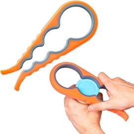 FENQURO Bottle opener, bottle opener for seniors, jar opener, lid opener, jar opener, lid opener, bottle opener for seniors, ring pull can opener for weak hands, arthritis