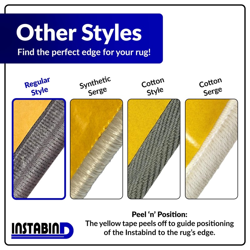 Instabind 54 ft Roll Premium Carpet Edge Binding – Regular
