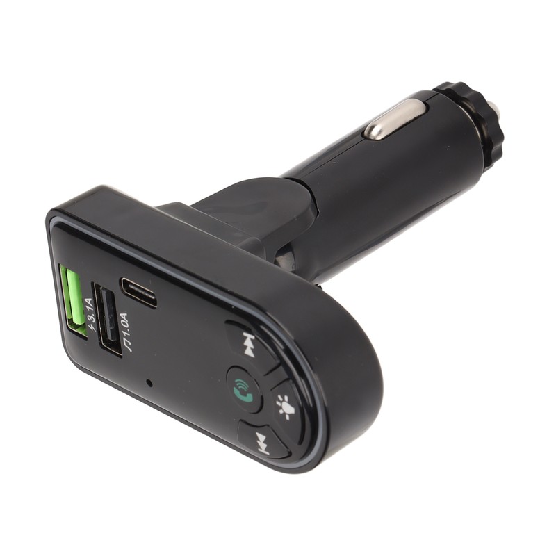 Car MP3 Player Hands Free Stereo Dual USB Charging Bluetooth