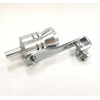 LEDIN 1x Turbo Sound Whistle Simulator Muffler Silver Exhaust Pipe
