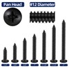 MewuDecor #12 x 1-1/2" Pan Head Self Tapping Screws Sheet