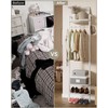 YMYNY Coat Rack Wall Mounted, 70.87H Clothes Garment Rack, Freestanding