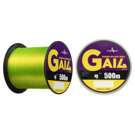 YAMATOYO Nylon Line, Gaim 546.9 yd (500 m), No. 3, 12 lb, Yellow