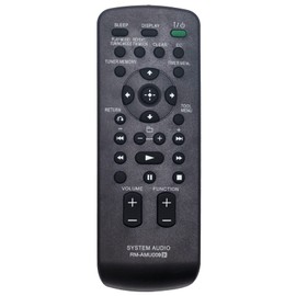 Replace Remote RM-AMU009 RM-AMU008 Compatible with Sony Mini Hi-Fi Component System MHC-EC909iP MHC-EC79i CMT-LX20i MHC-EC69i MHC-EC99i CMT-BX50BTi MHC-EC78Pi MHC-EC98Pi MHC-EC68Pi CMT-BX20i