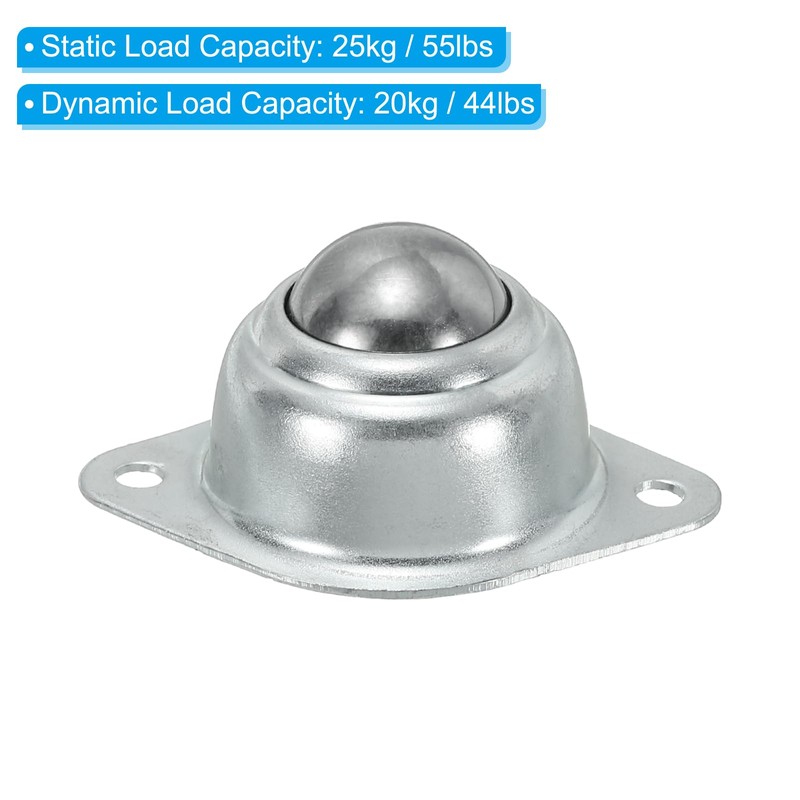 PATIKIL Roller Ball Transfer Bearing 3/4", 6 Pack Load 44lbs