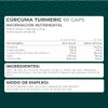 PRONAT | Cúrcuma Turmeric, Suplemento Alimenticio, 60 cápsulas de 750