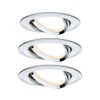 Paulmann Einbaul. LED Nova 3x 6.5 W ww chr ru