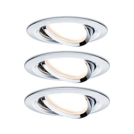 Paulmann Einbaul. LED Nova 3x 6.5 W ww chr ru