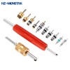 HZ-MONSTAR Valve Core Kit, 100 Pieces, R12, R134a, R410, R32,