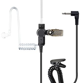 TechSide Headphones Transparent for Microphone Shoulder Speaker TSMIC Jack 3.5 mm + for Bodyguard Radios Compatible with TSMIC TSMIC-M Motorola Yaesu
