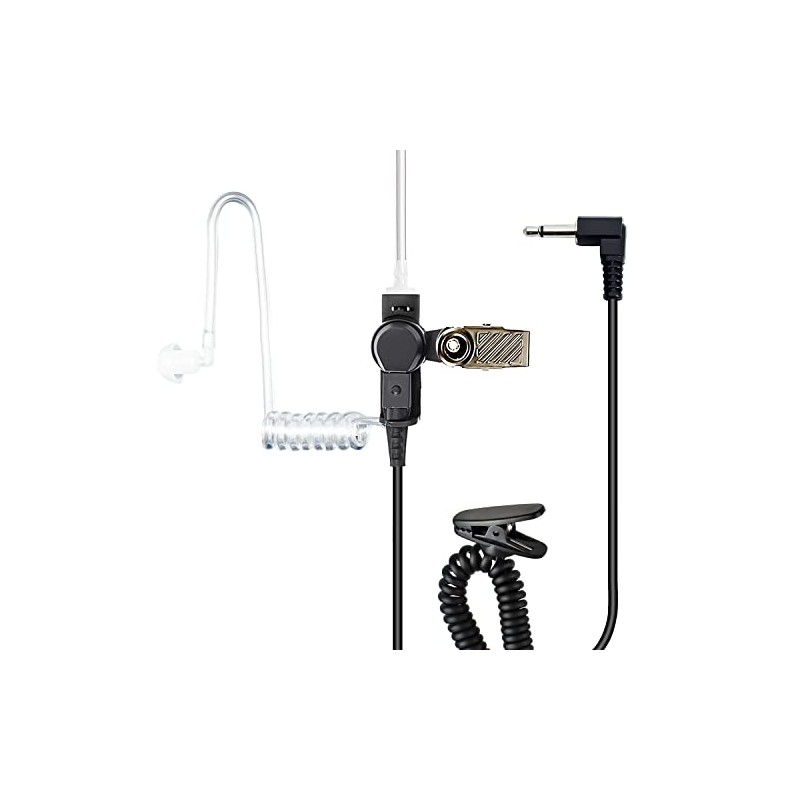 TechSide Headphones Transparent for Microphone Shoulder Speaker TSMIC Jack 3.5