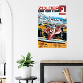 Zolder F1-1981 - Auto Racing Poster (8x12Inches)