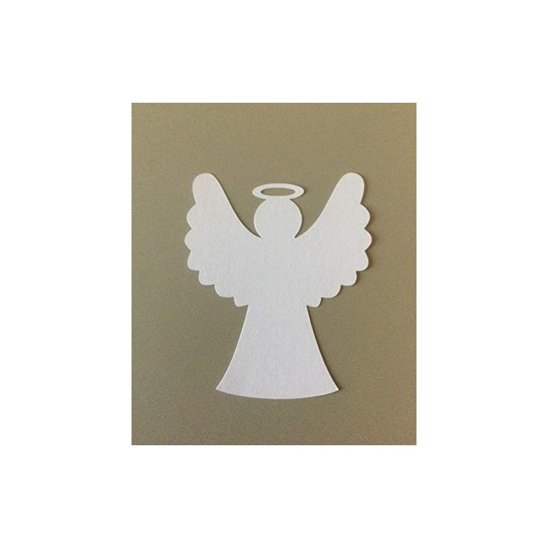 20 Paper Angel Die Cut 5 Inch Angel Tag Christmas