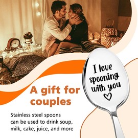Boyfriend Wife Husband Birthday Gifts for Girlfriend Valentines Day Gifts for Him Boyfriend Fiancee Engagement Gifts for Couples Her Tea Spoon Gifts for Mrs Bride Wedding Gifts for Fiance
