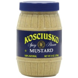 Kosciusko Zesty Spicy Brown Mustard 9 Oz(Pack of 2)