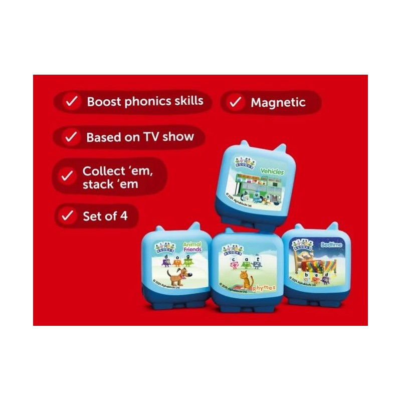 tonies Alphablocks Audio Clever Pocket Tonie Set, for use with