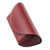 Leather Chic Large Size Glasses Case Red 2935-03
