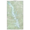 Toledo Bend Reservoir 1986 - USGS Old Topographic Lake Map