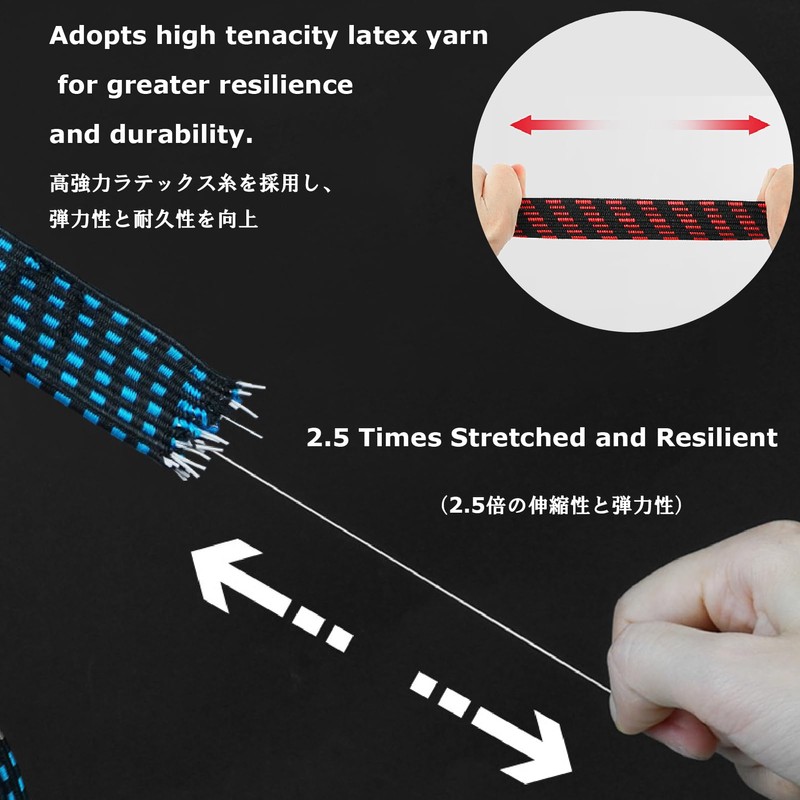 YAPJEB Cargo Elastic Strap, Elastic Strap, Luggage Fastening Straps, Prevents