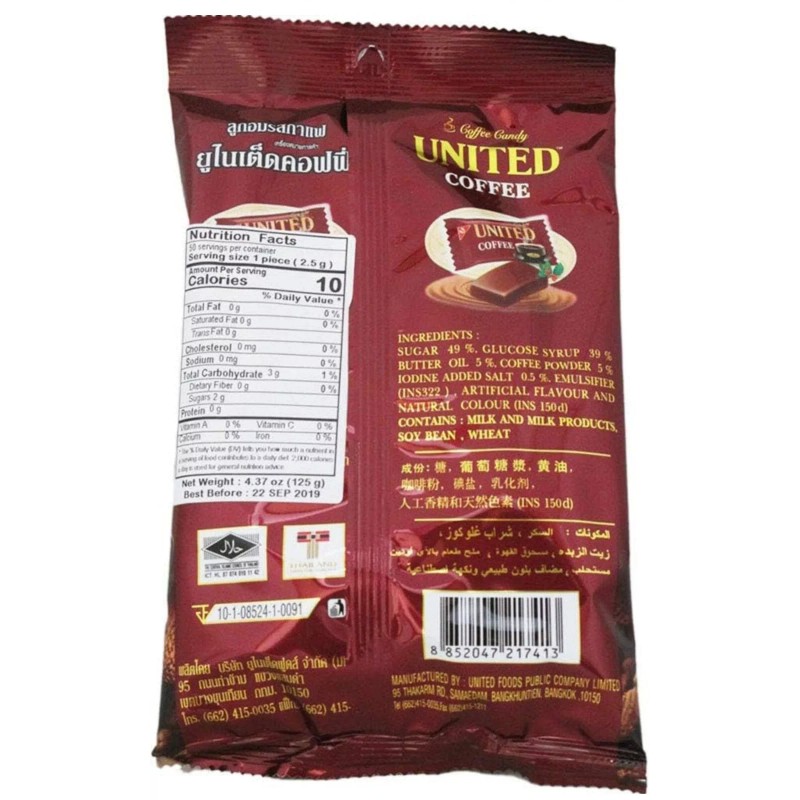 United Coffee Candy - 2 Bags Of United Coffee Candy