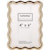 Gold 4 x 6'' High-End Zinc Alloy Picture Frame with
