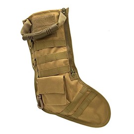 Tactical Christmas Stocking with Molle Gear (Tan)