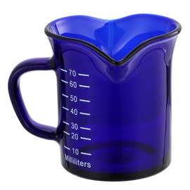 Hemoton Glass Measuring Cup 1 Cup Clear Liquid Measuring with Handle Mini Coffee Milk Creamer Pitcher for Home Kitchen