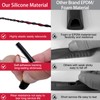 Xbaiyanr 20FT Silicone Weather Stripping Door Seal,Self Adhesive Door Weather