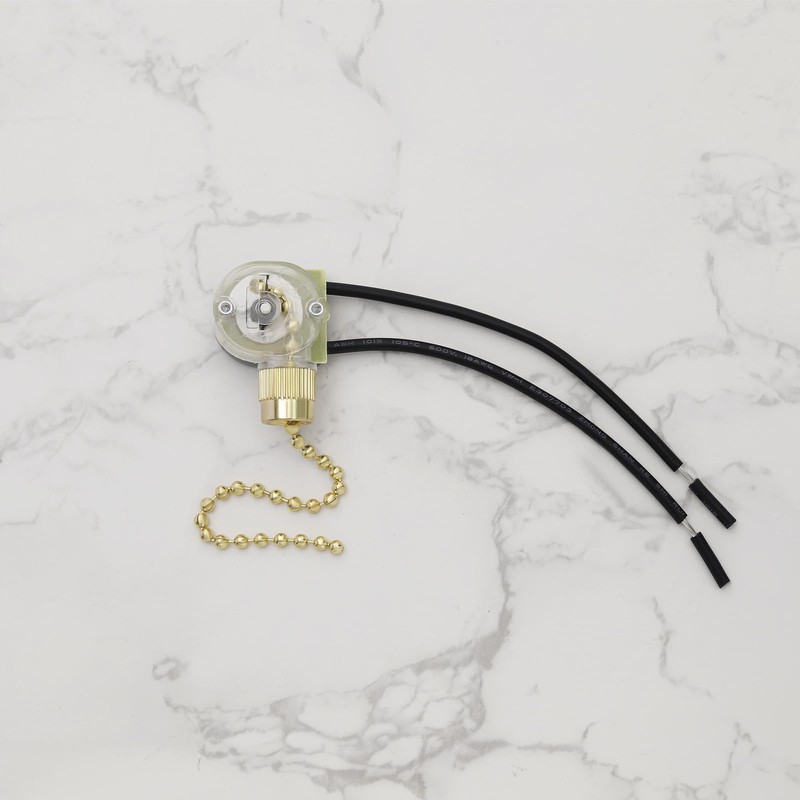 ECSiNG 2Pcs Pull Chain Switches Replacement JX42B Model Pull Chain