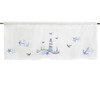 Delindo Lifestyle Net Curtain Lighthouse Motif, Modern and Transparent Bistro