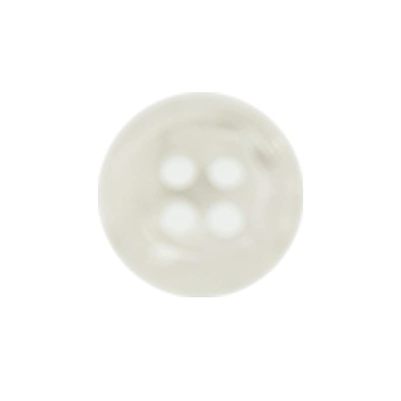 KAMINAGA Shirt Buttons, Pack of 10 (White, 0.4 inch (10