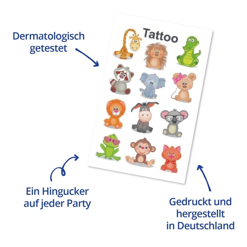 Avery Zweckform 56390, Children's Spider Tattoos (Temporary Transfer Film, Dermatologically