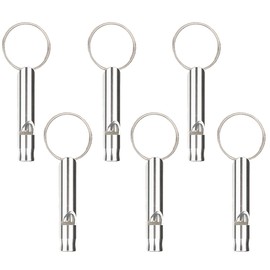 LGYUWER 6 Pcs Dog Whistle High Pitch Dog Whistles, Adjustable Anti Barking Ultrasonic Tool Dog Recall to Stop Barking With Keychain Control ​Pet Behavior Lightweight Loud Far Reaching Sound Whistle