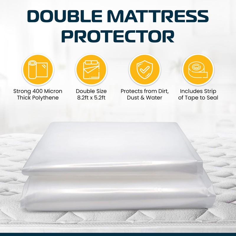 Waterproof Mattress Protector Bag for Moving House or Storage, Strong