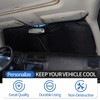 Windshield Sunshade Fit for Hummer H3 2005-2009, Folding Car Sun