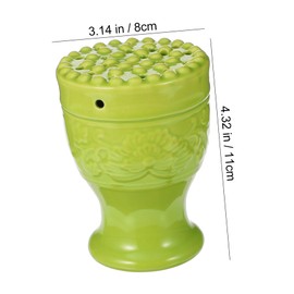 Mikinona Moxibustion Cup Moxibustion Device Massage Cup Moxibustion Tool Massage Tool Massage Cupper Massage Device Moxibustion Massage Moxibustion Products Green Ceramics