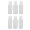 6pcs Camping Spice Containers Mini Portable Transparent Spice Jar Kit