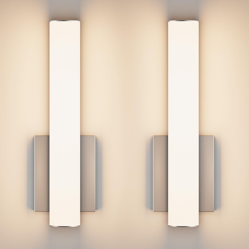 Aoceley 15.7 Inches Modern Bathroom Led Wall Sconces,18W 3000K Hardwired