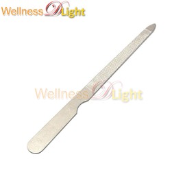 WDL METAL NAIL FILE, STAINLESS STEEL MANICURE PEDICURE DOUBLE SIDED