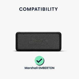 kwmobile Silicone Case Compatible with Marshall EMBERTON - Case Protective Mini Speaker Cover - Orange