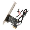 Computer Power Reset Switch PCIE Card Precise Control Thickened Gold