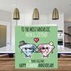 Cute Diamond Anniversary Card for Mom & Step Dad -