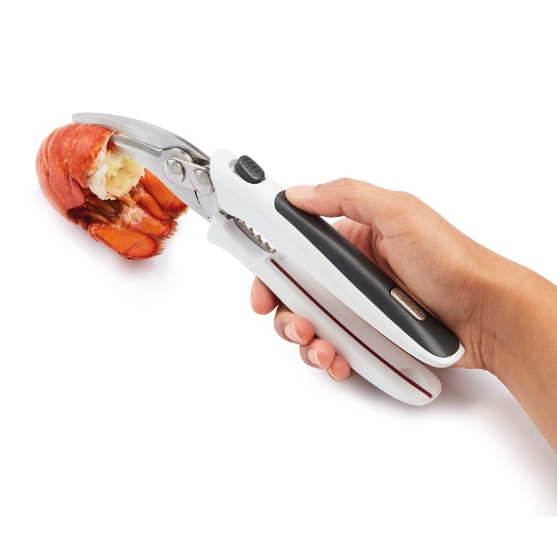 Zyliss E910039 Shellfish Shears, 22cm, Plastic/Stainless Steel, Multifunctional Shears for