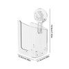 Wipes Dispenser for Bathroom | Suction Cup Clear No Punching