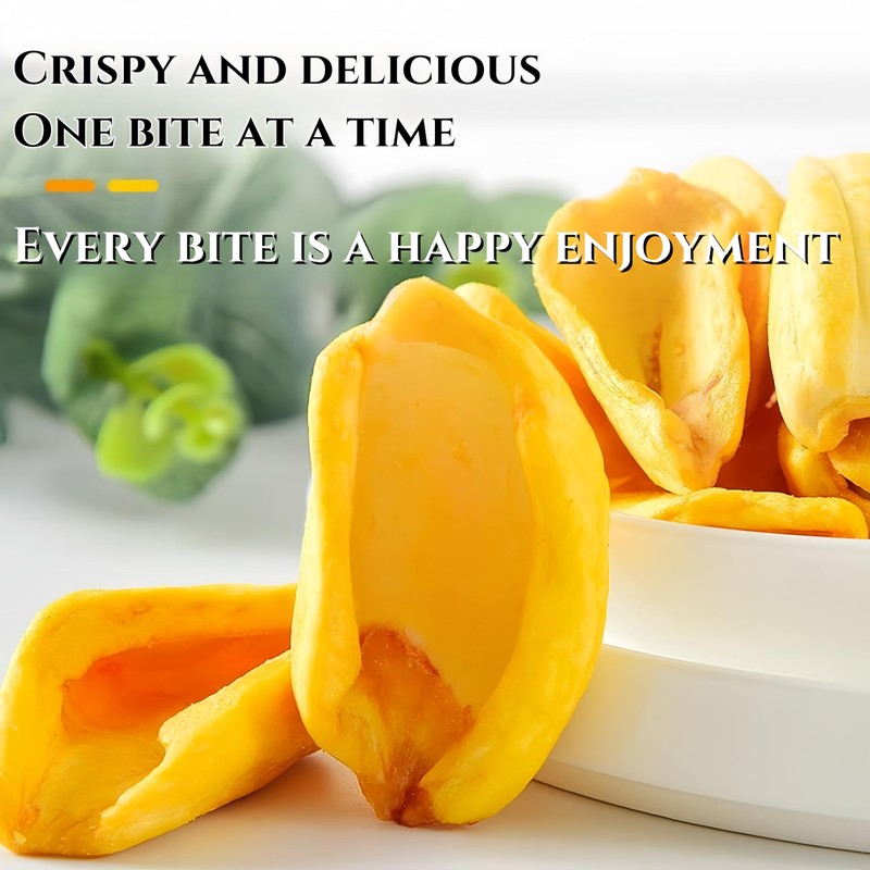 Freeze-Dried Jackfruit Crisps – Unsweetened Plant-Based Snacks | Gluten-Free |