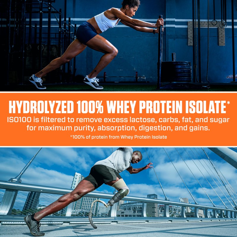 Dymatize x Dunkin' Glazed Donut ISO100 Whey Protein Powder, 25g