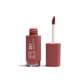 3INA MAKEUP - Vegan - The Longwear Lipstick 261 - Nude oscuro - Labial de 12H de duración - Labial de alta pigmentación con acabado mate - Fórmula... 