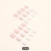 24pcs Sweet Fake Nails, Tender Pink Press On Nails With