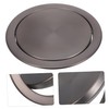 VICASKY Stainless Steel Recessed Trash Can Lid Flap Cover for