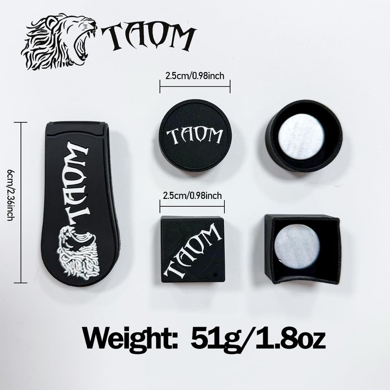 YEUEK TAOM Magnetic Chalk Holder Belt Clip for Round and